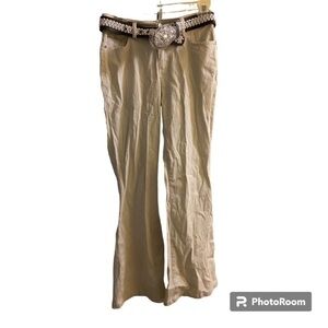 Arizona Girls Size 14 Regular Khaki Belted Pants -NEW with tags!!